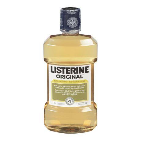 Listerine Original Antiseptic Mouthwash - 1L