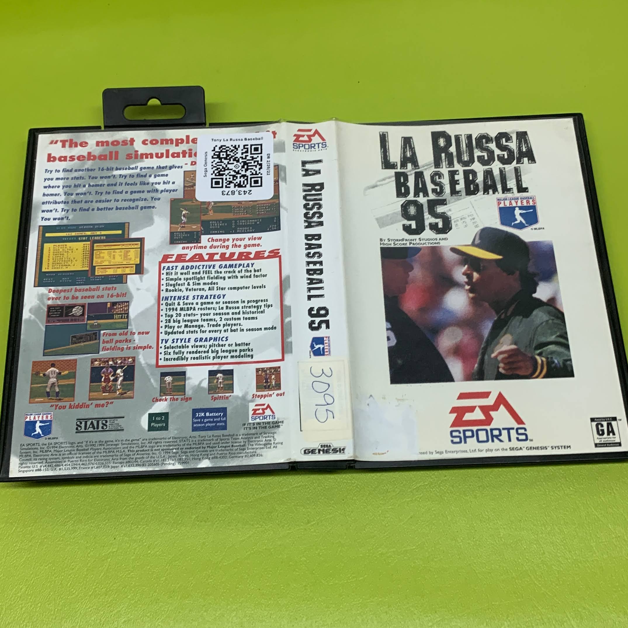 La Russa Baseball 95 (Sega Genesis, 1994)