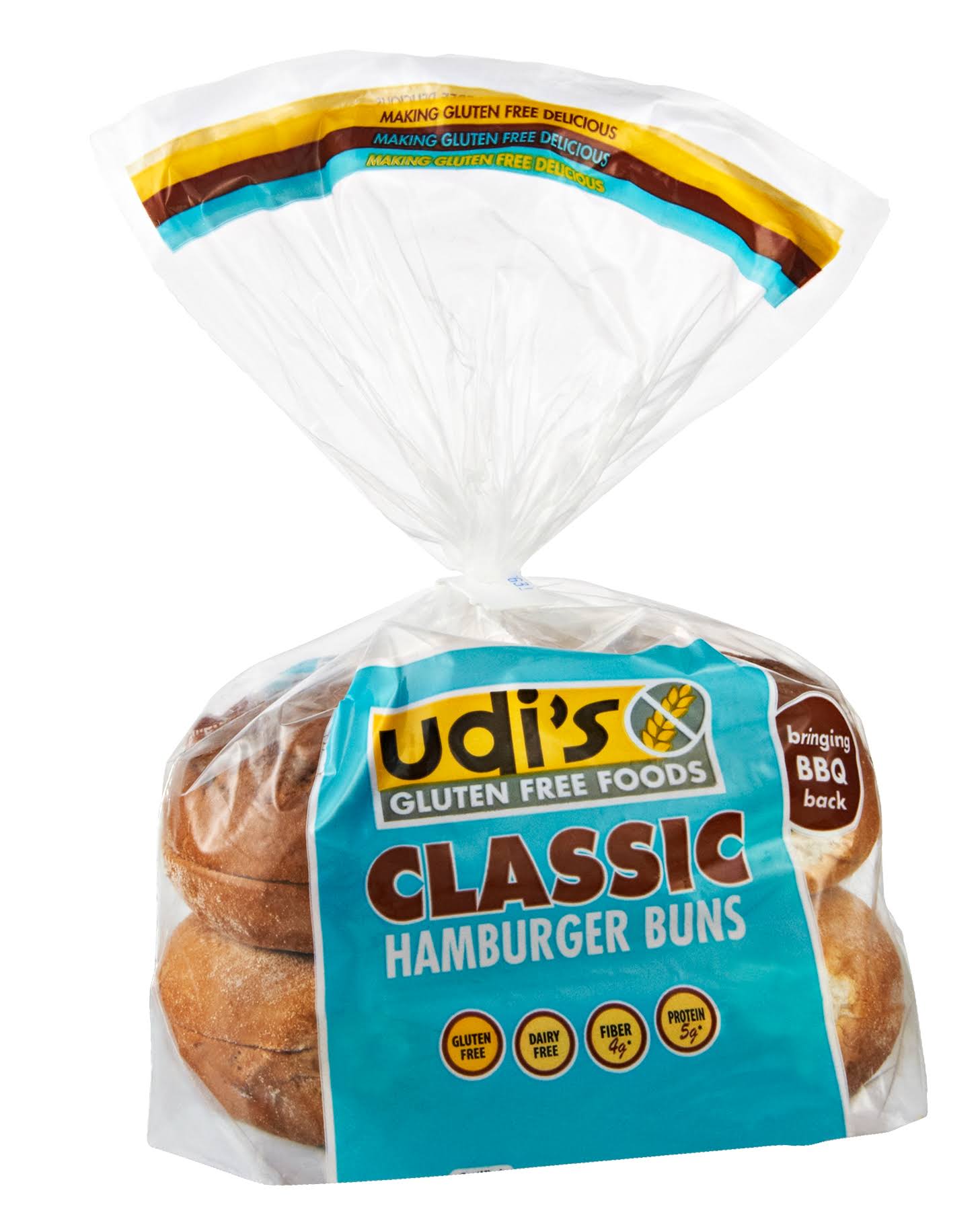 Udi's Gluten Free Classic Hamburger Buns - 10.4oz
