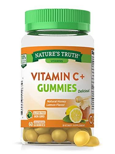 Vitamin C Immune Support Gummies | 60 Count | with Zinc and Manuka HON