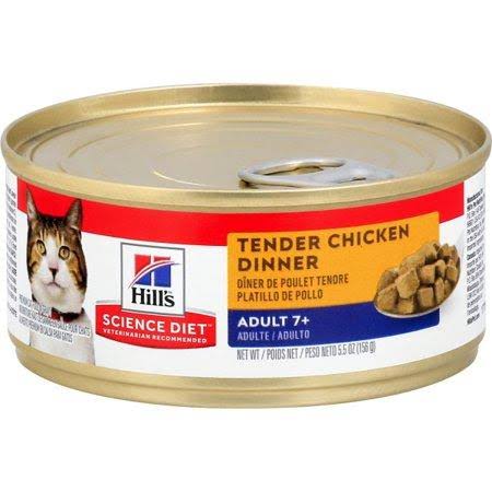 Hill's Science Diet Mature Adult Canned Cat Food - Tender Chicken Dinner, 5oz