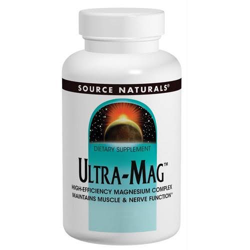 Source Naturals Ultra-Mag Supplement - 200mg, 60 Tablets