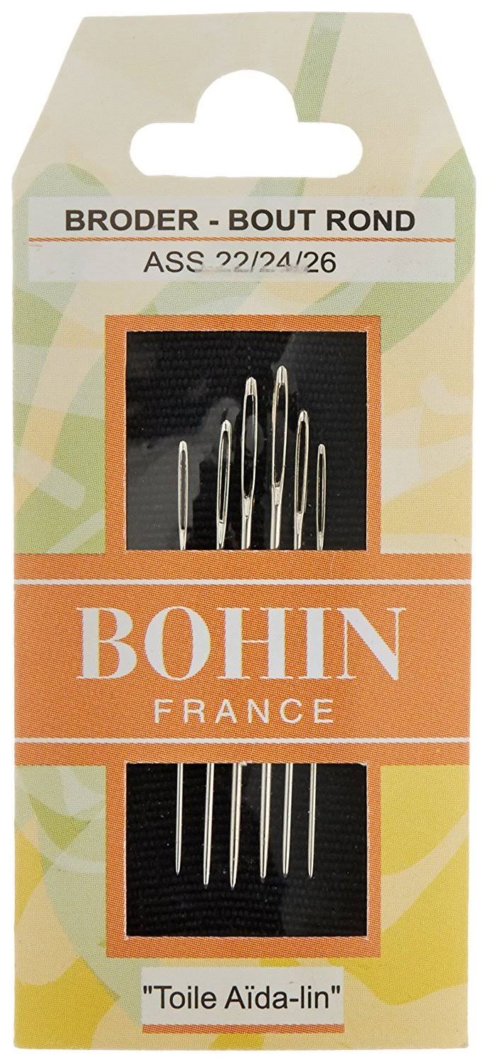 Bohin Tapestry Hand Needles - Size 22/24/26, 6ct