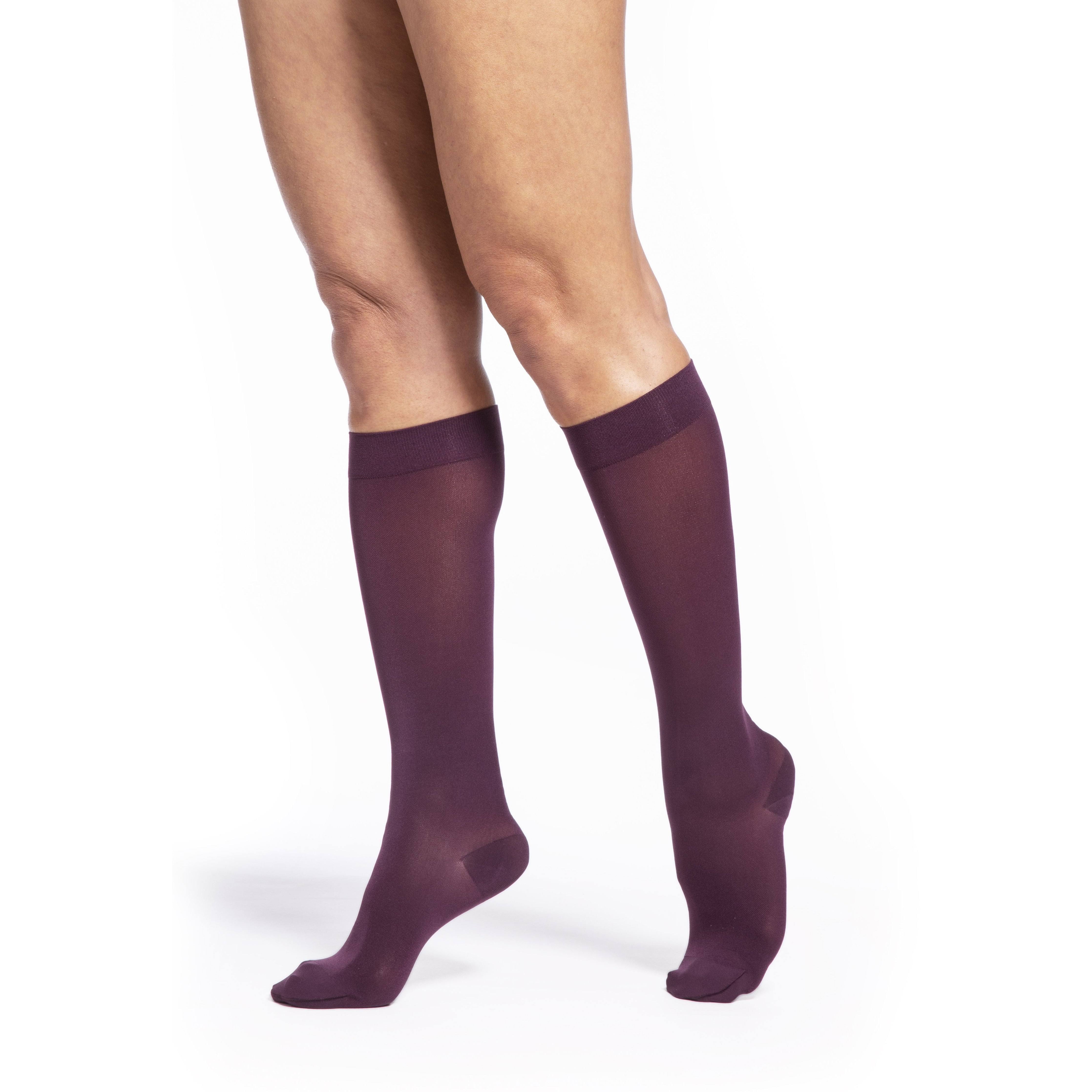 Sigvaris Soft Opaque Women's Knee High 20-30 mmHg / ML / Chai (Nude)