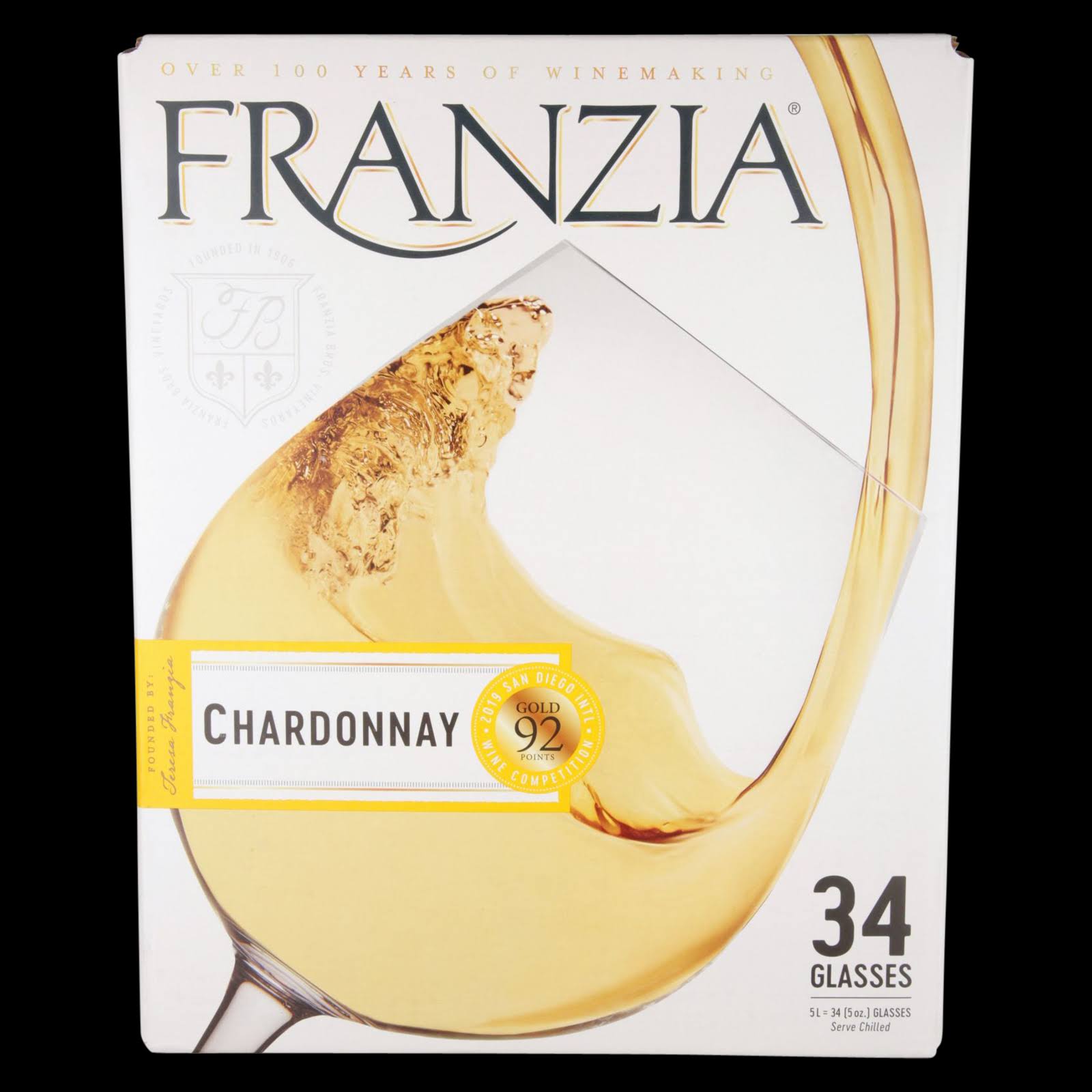 Franzia Vintner Select Chardonnay - 5 lt