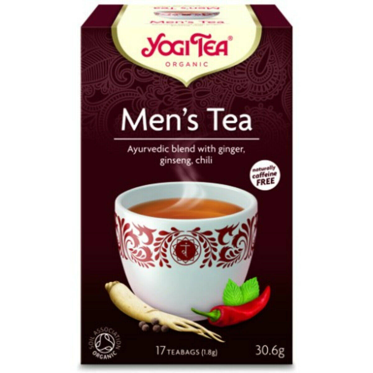 Yogi Tea Organic Mens Tea - 17 Teabags, 30.6g