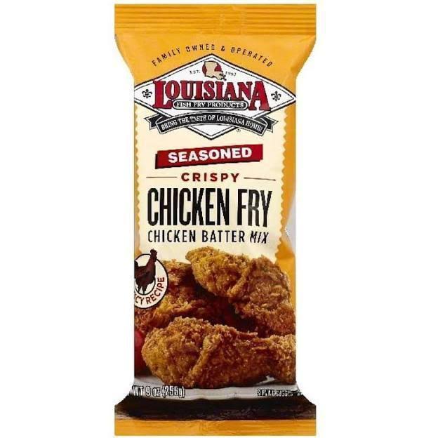 Louisiana Fish Fry Products Seasoned Crispy Chicken Fry Chicken Batter Mix - 9oz