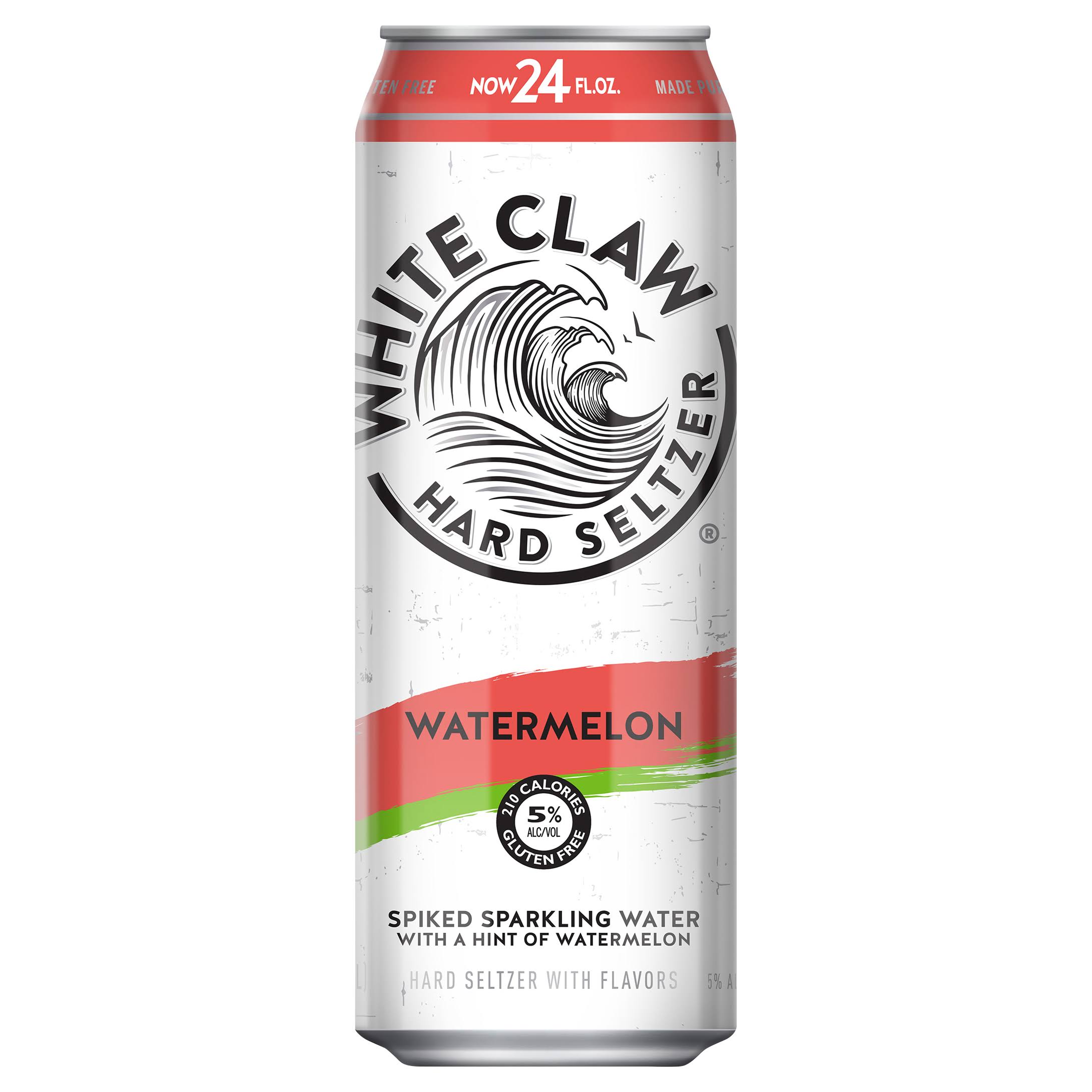 White Claw Hard Seltzer, Watermelon - 1 pt 3.2 fl oz (19.2 fl oz) 568 ml