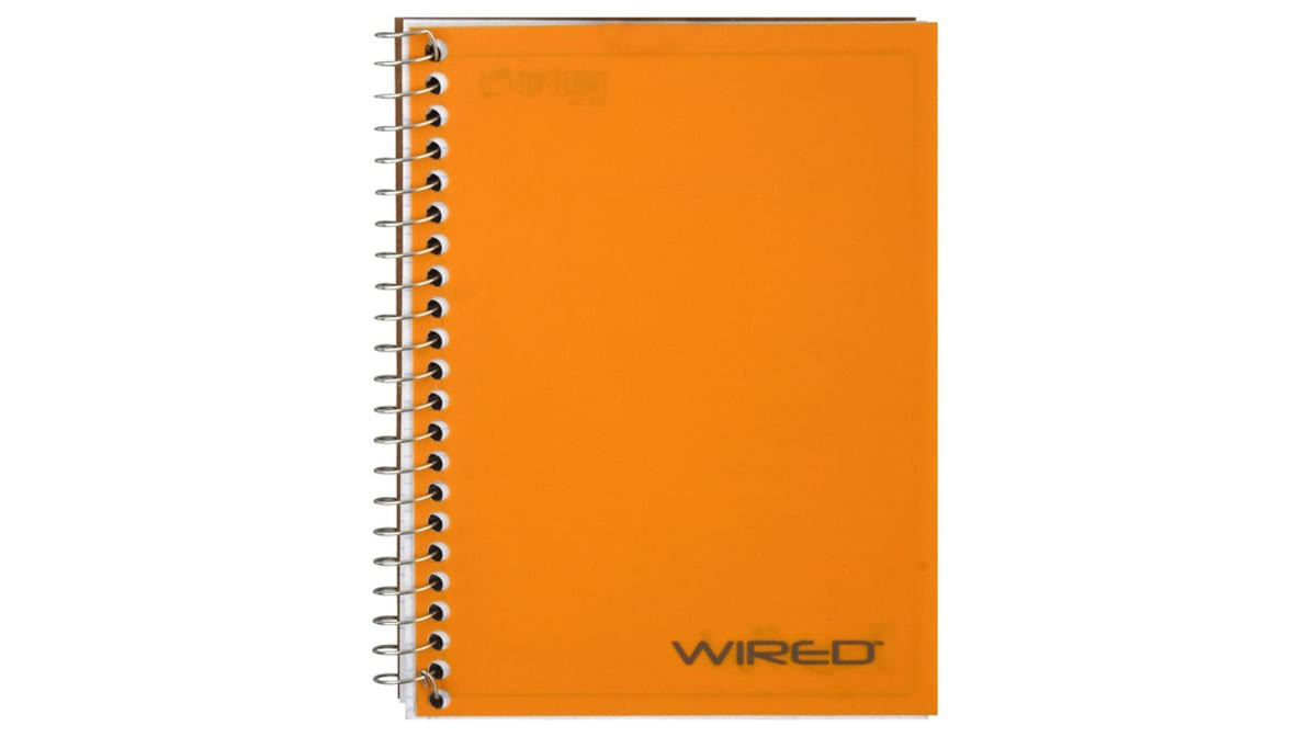 Top Flight Wired Personal Wirebound Notebook - 7"x5", 100 Sheets, Color May Vary