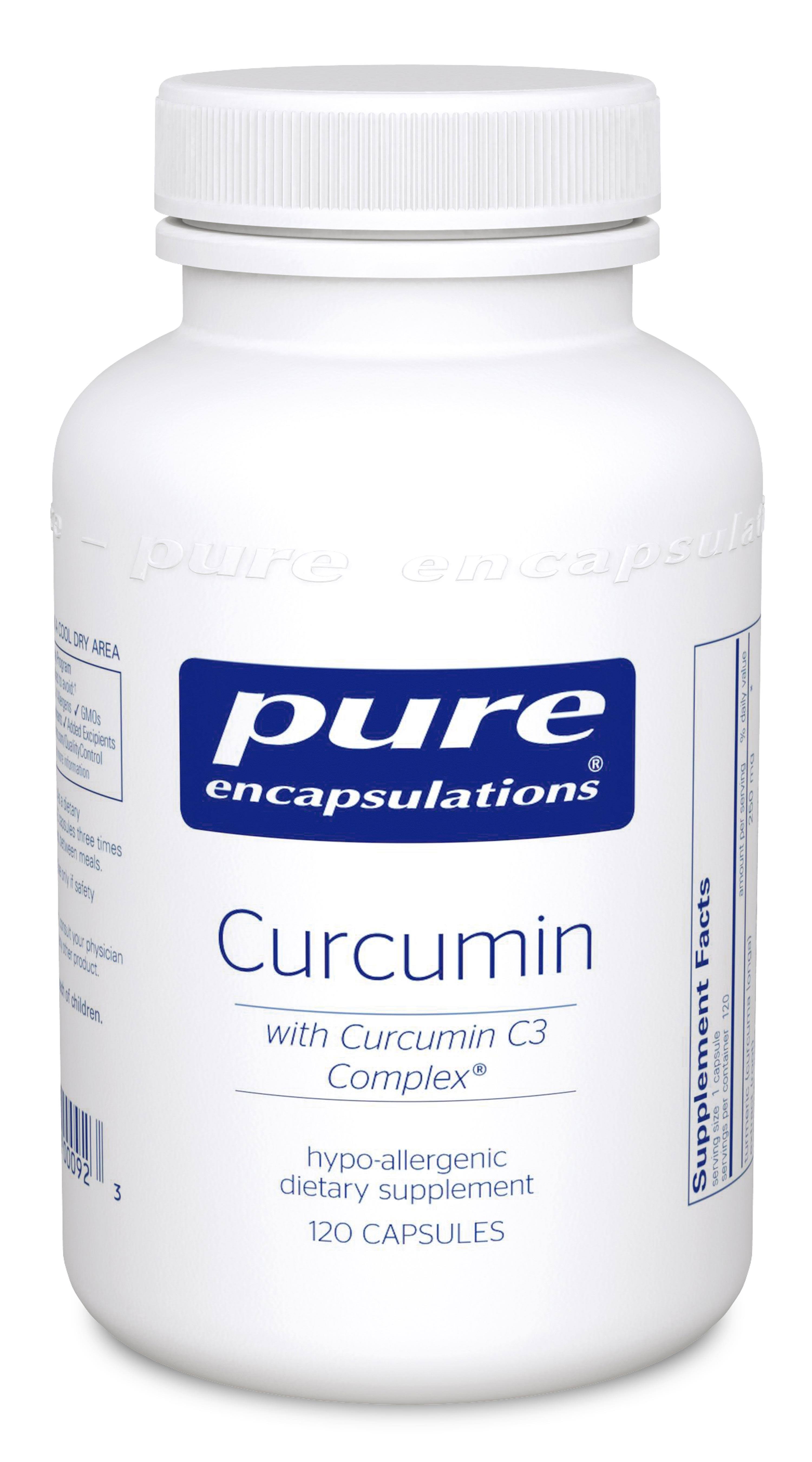 Pure Encapsulations Curcumin Dietary Supplement - with C3 Complex, 120ct