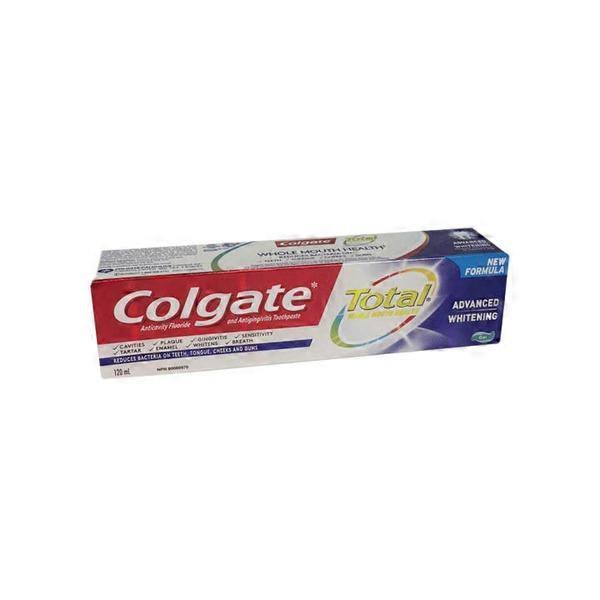 Colgate Total Advanced Toothpaste, Professional Whitening, 120 mL