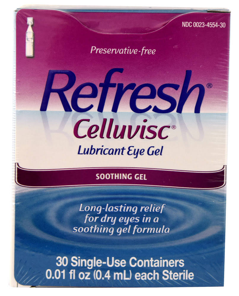 Allergan Refresh Celluvisc Lubricant Eye Drops - 30 Sterile Single-Use Containers, .4ml
