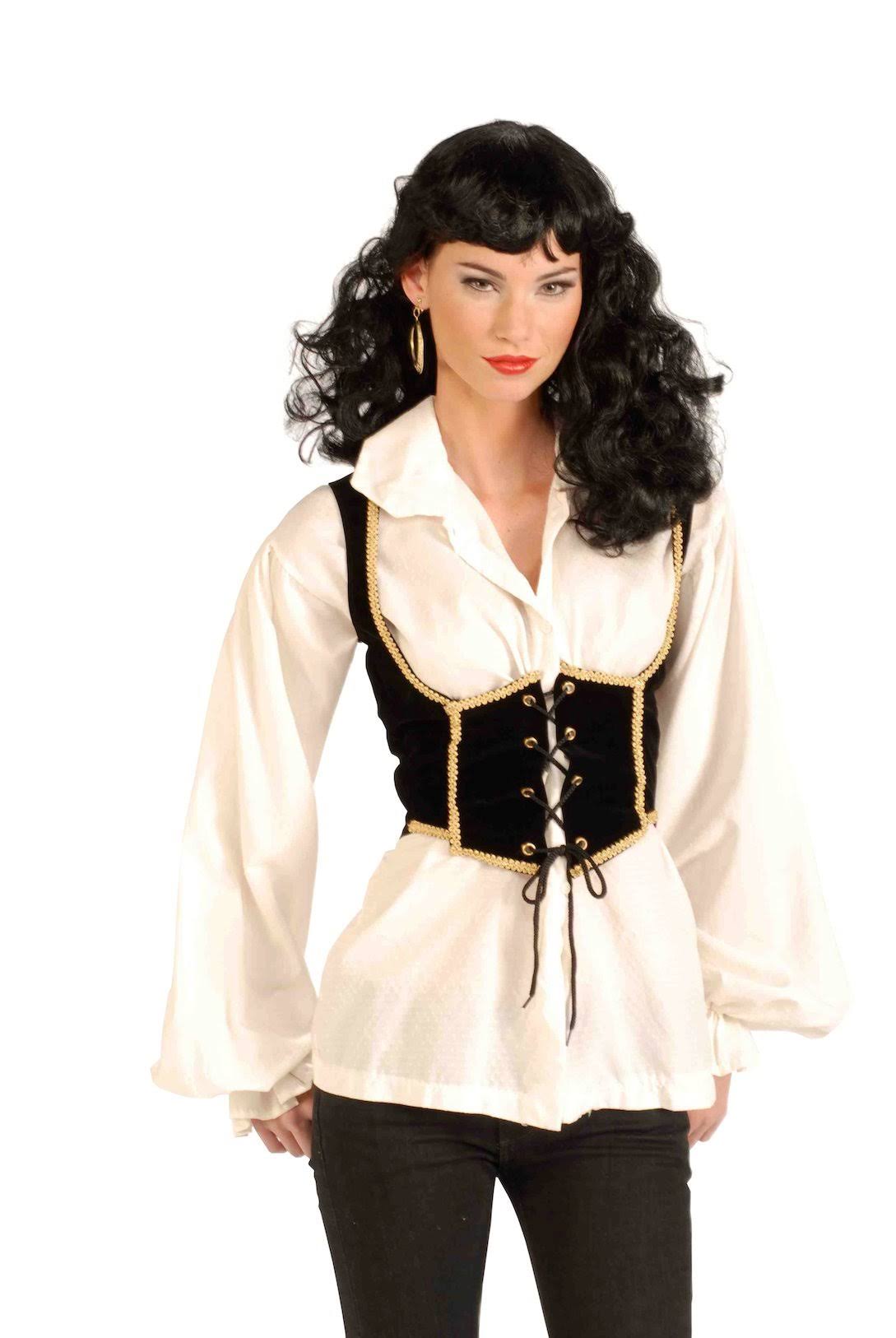 Forum Novelties Women's Deluxe Pirate Vest Costume - One Size