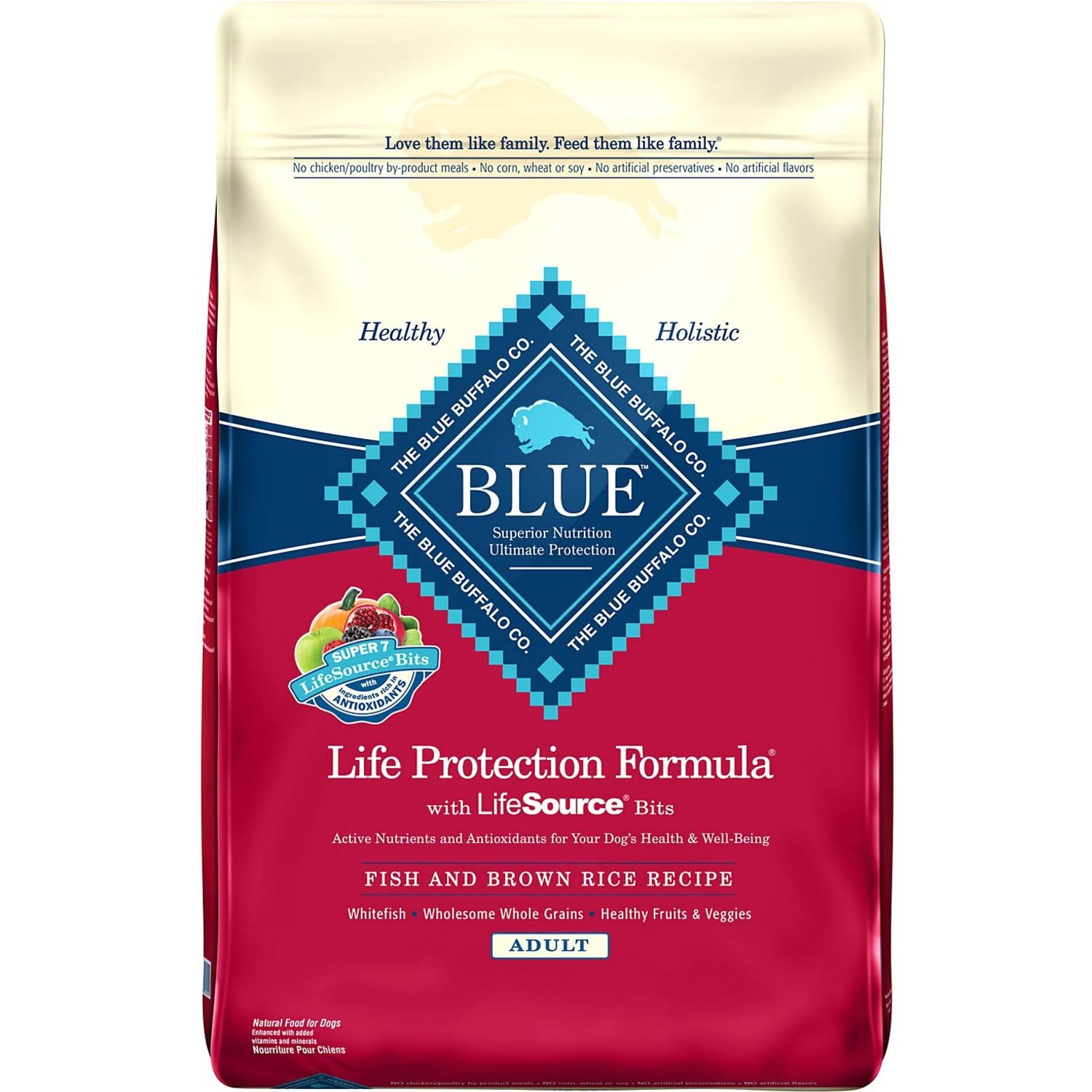 Blue Buffalo Life Protection Formula Dog Food - Fish & Sweet Potato