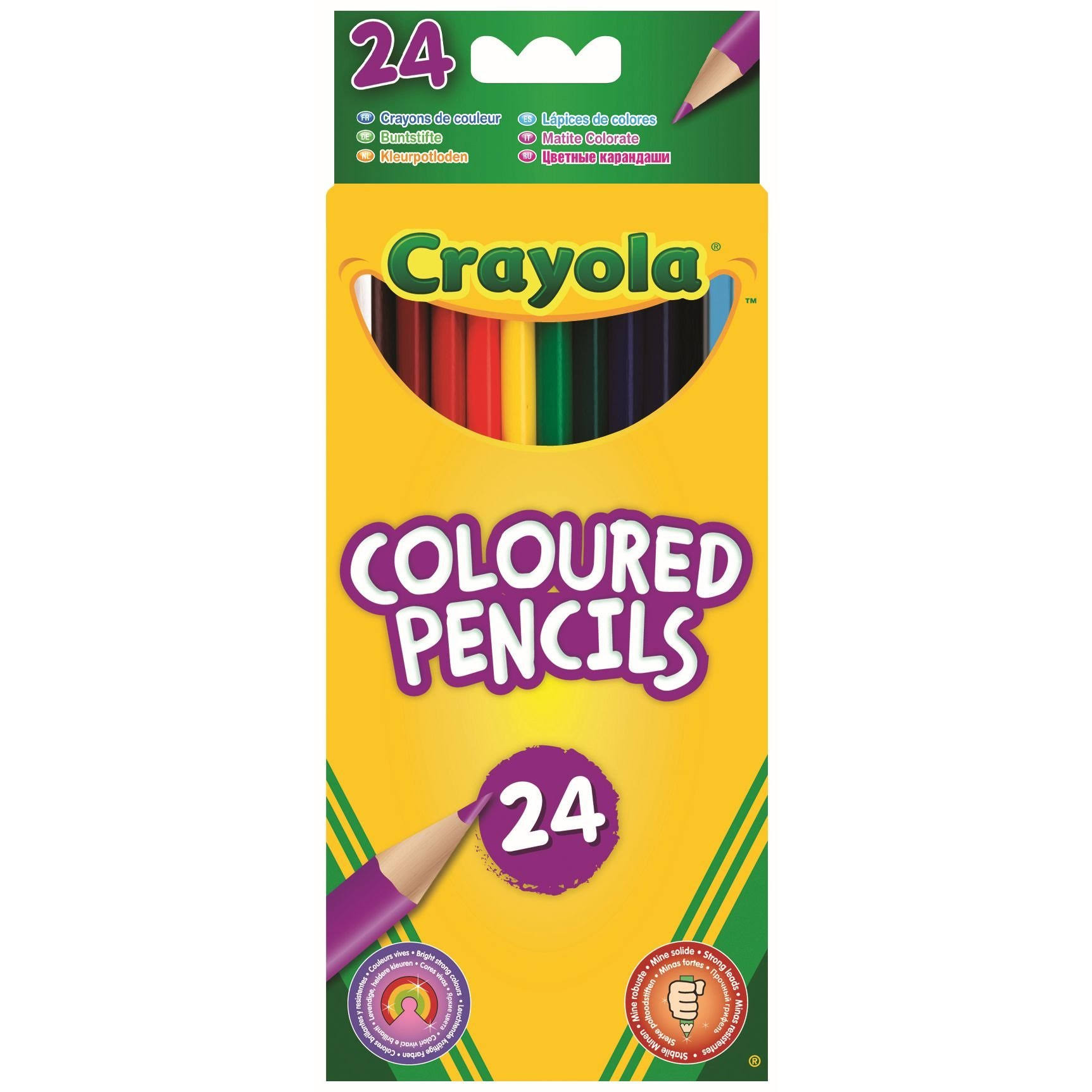 Crayola Coloured Pencils - 24pcs