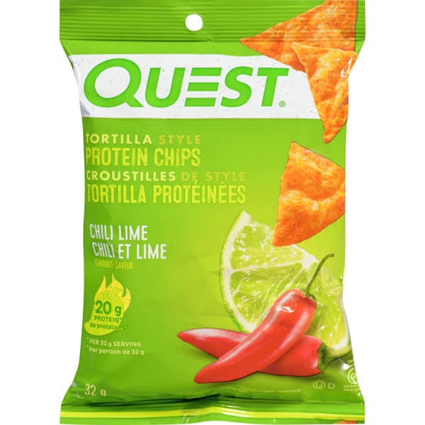 Quest Chili Lime Tortilla Style Protein Chips