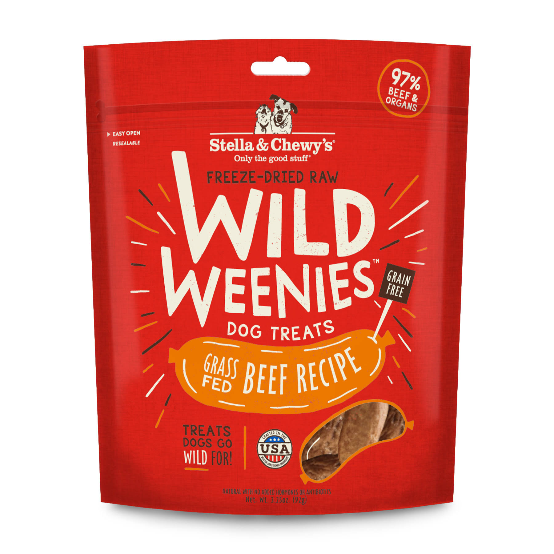 Stella & Chewy's Freeze Dried Wild Weenies Beef Dog 3.25Oz