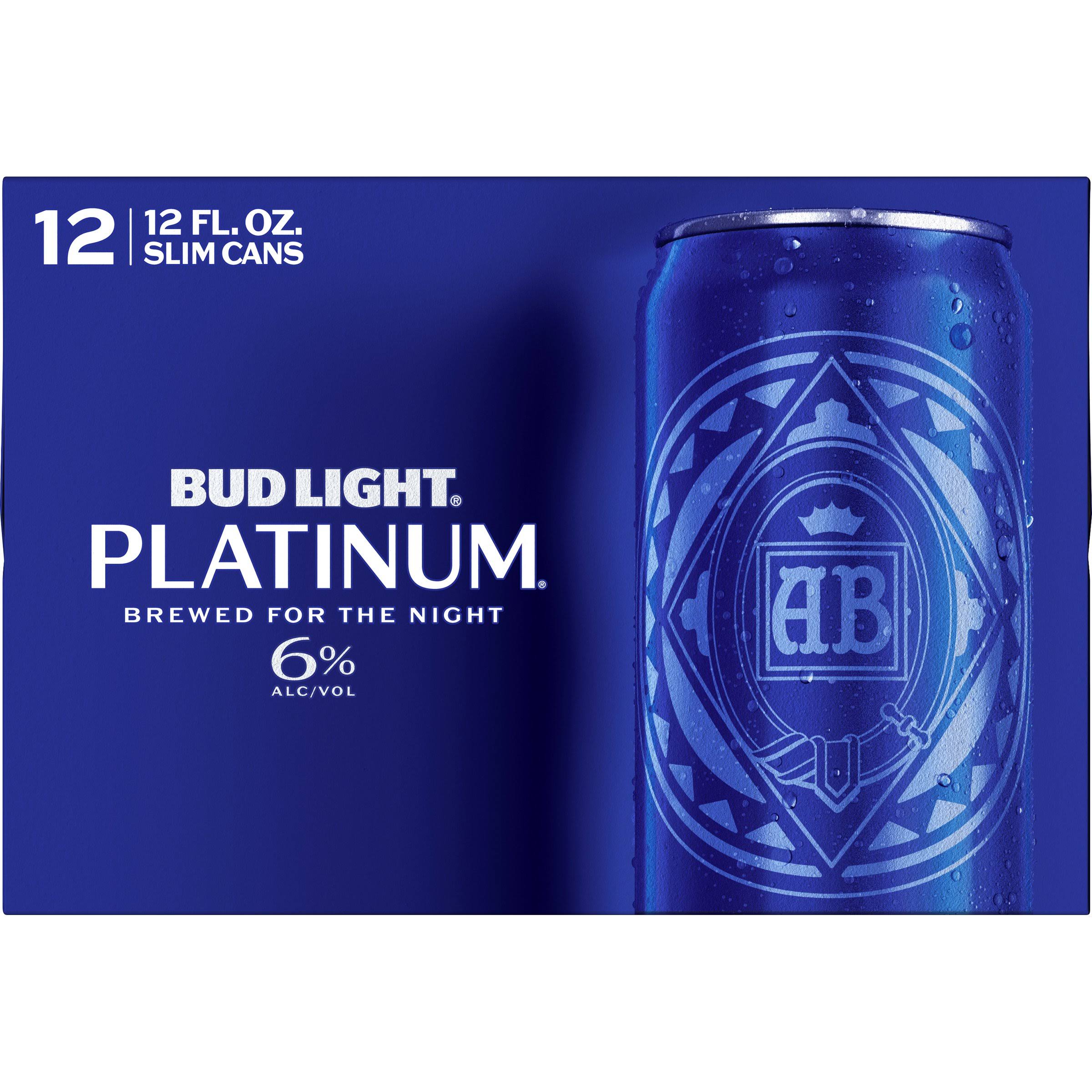 Bud Light Platinum Beer - 12 Cans