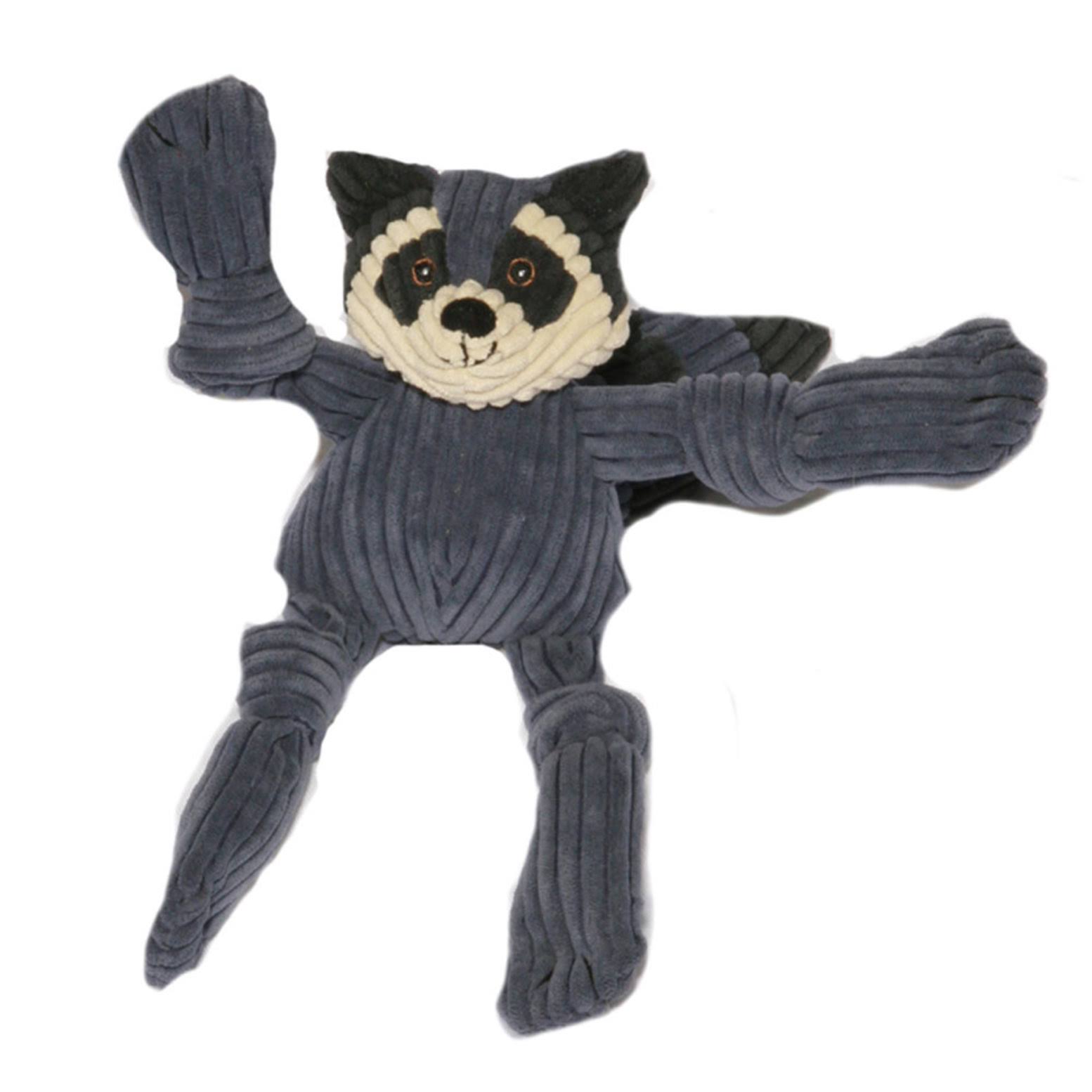 Huggle Hounds Woodlawn Knotties Dog Toy - Raccoon, Small