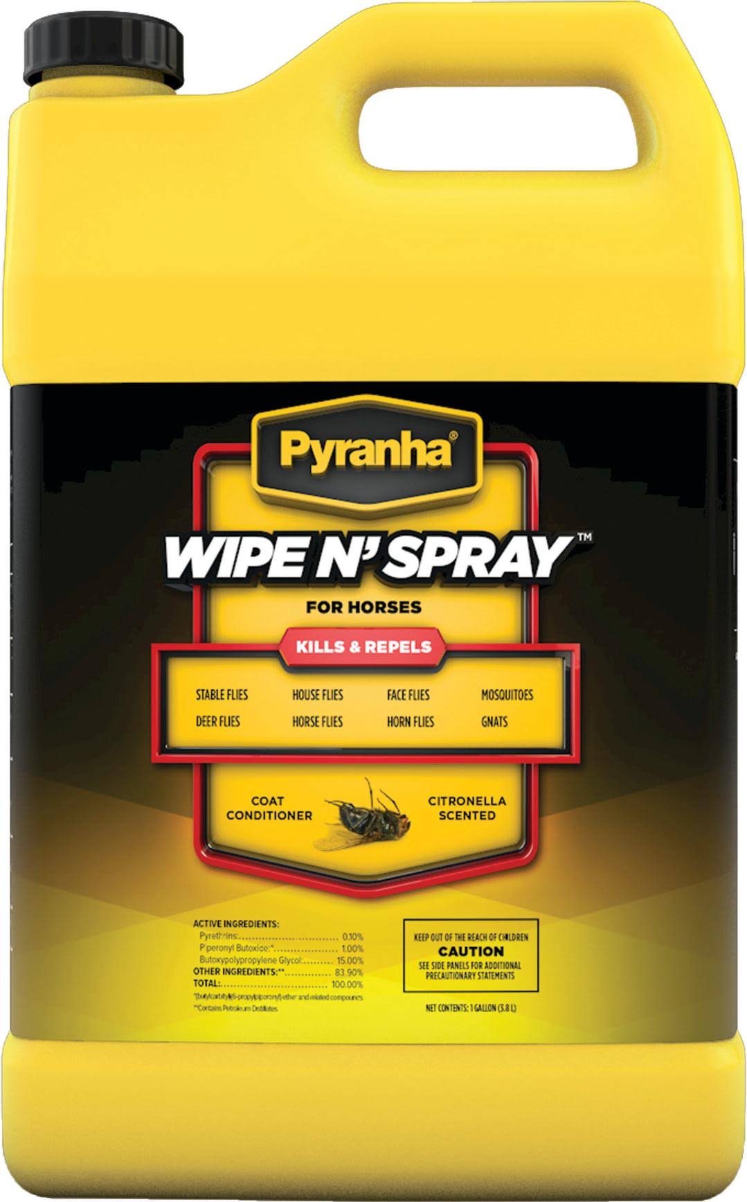 Pyranha Wipe 'N Spray Fly Protection