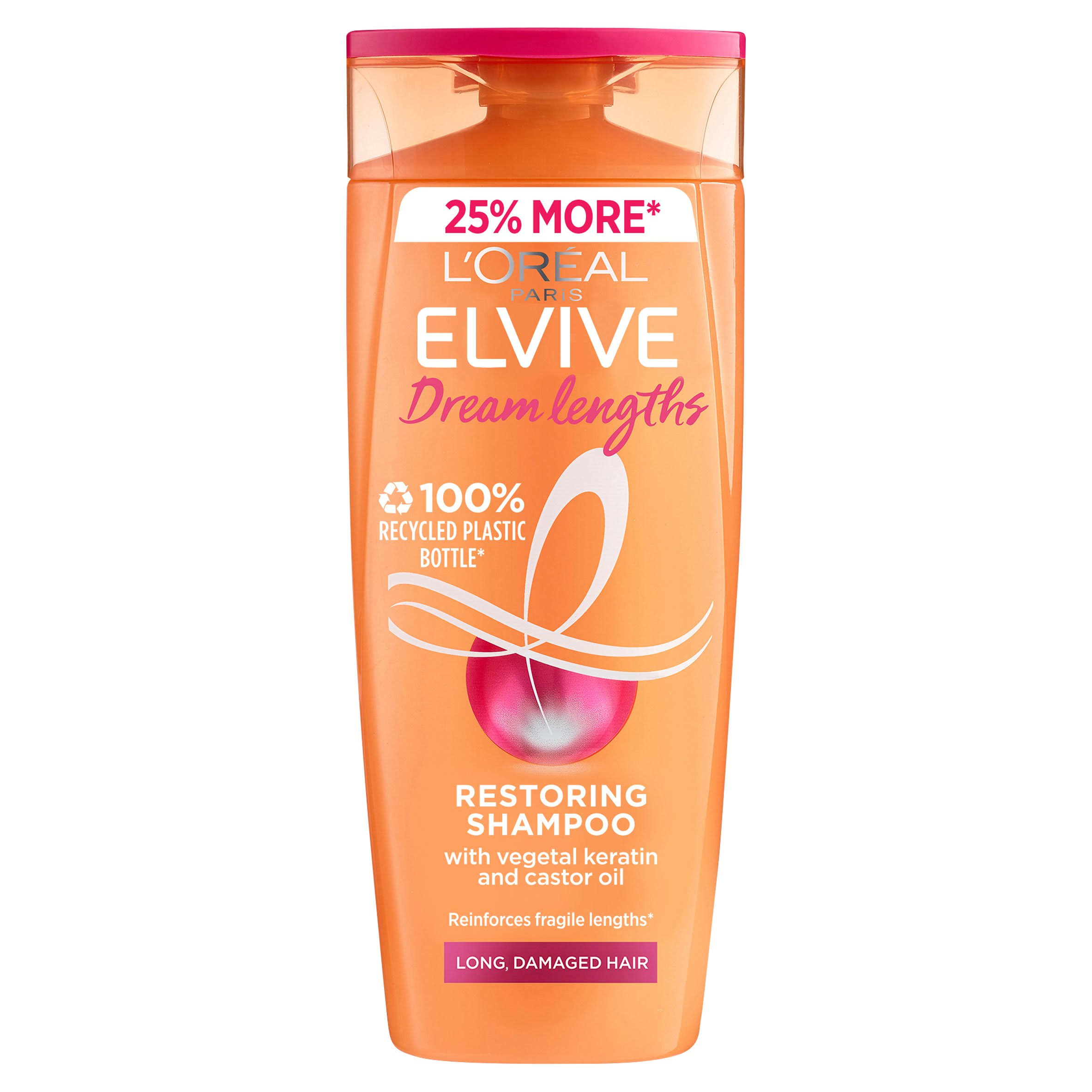 L'Oreal Elvive Dream Lengths Long Hair Shampoo, 500 ml