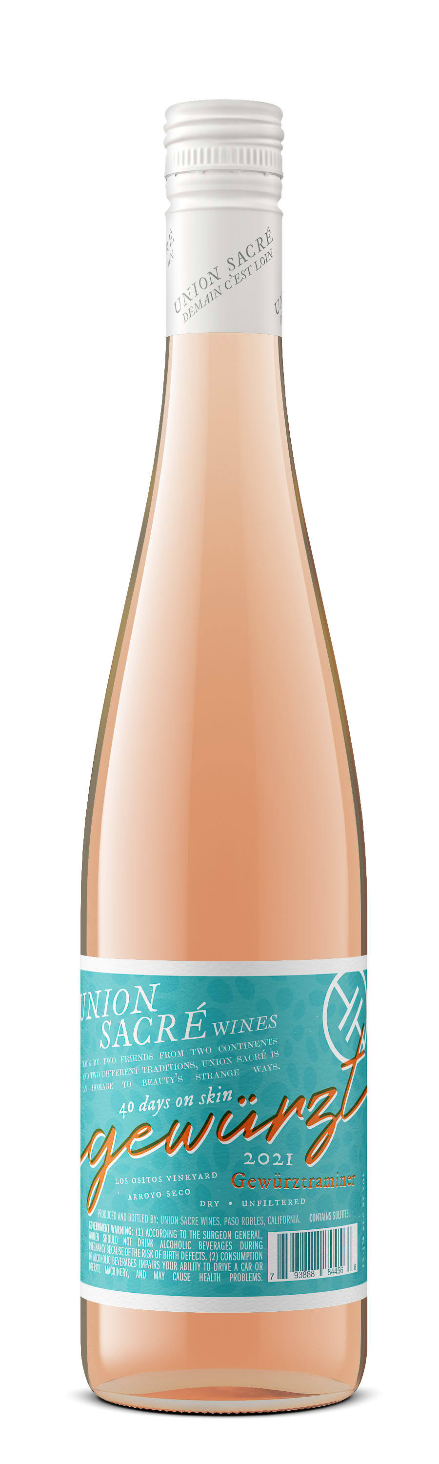 Union Sacre - Gewurztraminer Orange Wine 2021