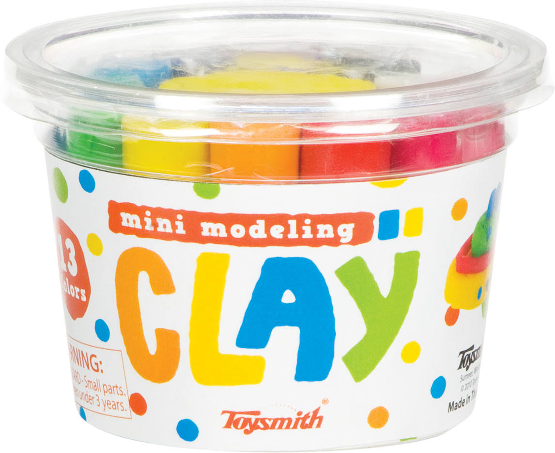 Toysmith Mini Modelling Clay - Multi-Coloured