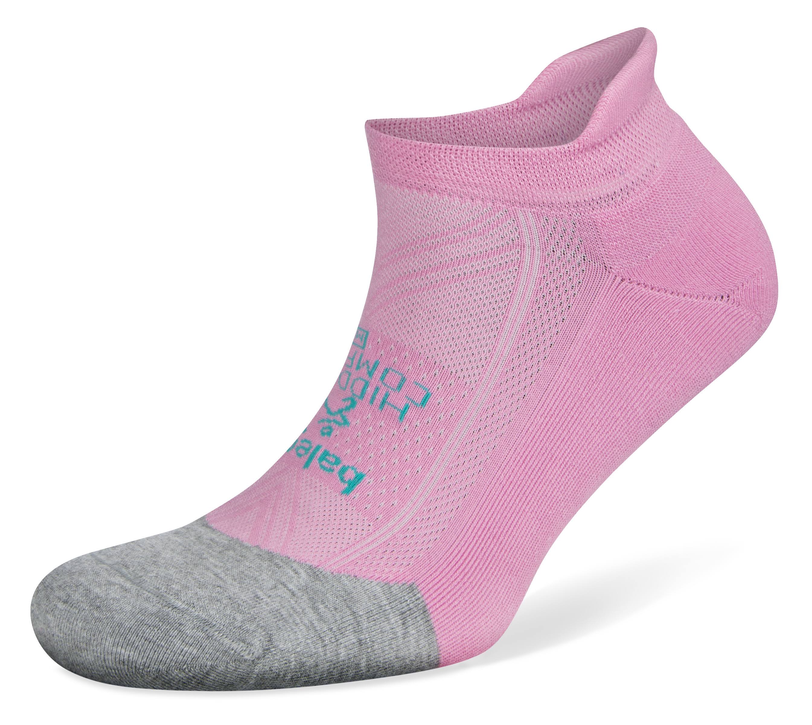Balega Hidden Comfort Socks - Midgrey/Candyfloss, Small