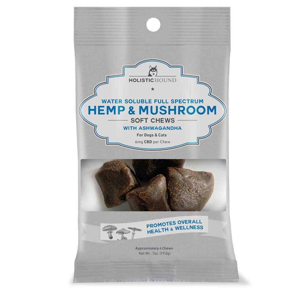 Holistic Hound Mushroom Soft Chews, 6-mg, 0.7-oz
