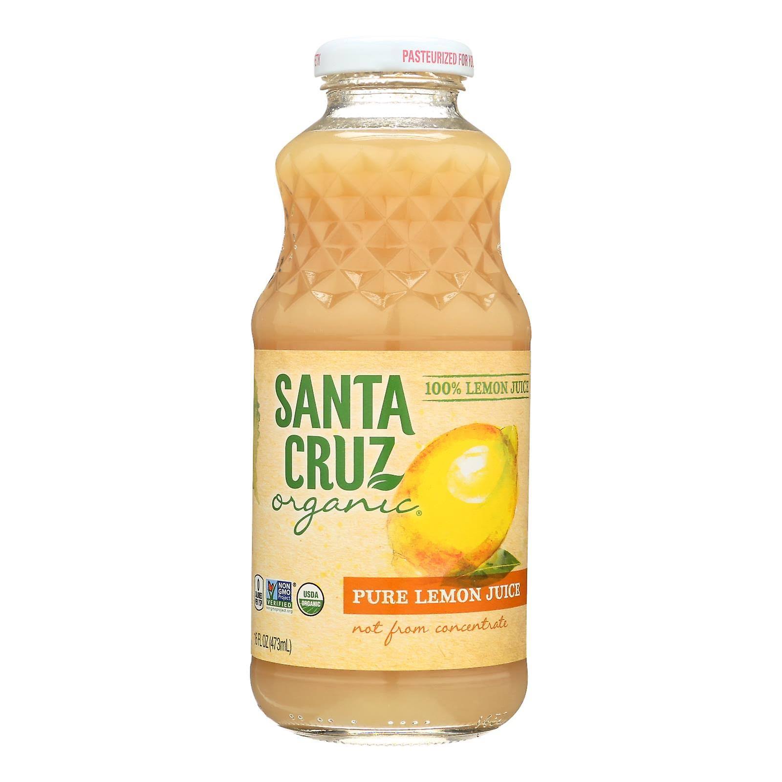 Santa Cruz Organic Juice - Pure Lemon, 473ml