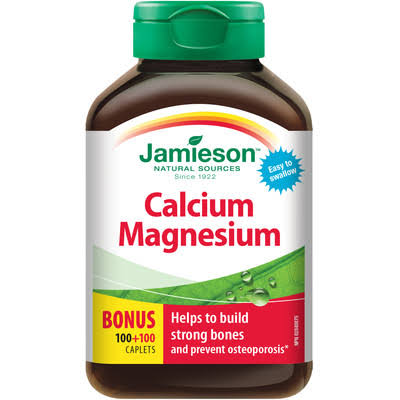 Jamieson Natural Sources Calcium Magnesium Dietary Supplement - 200ct