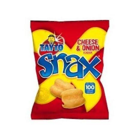 Tayto Snax Potato Puffs Snack - Cheese and Onion Flavour, 22g