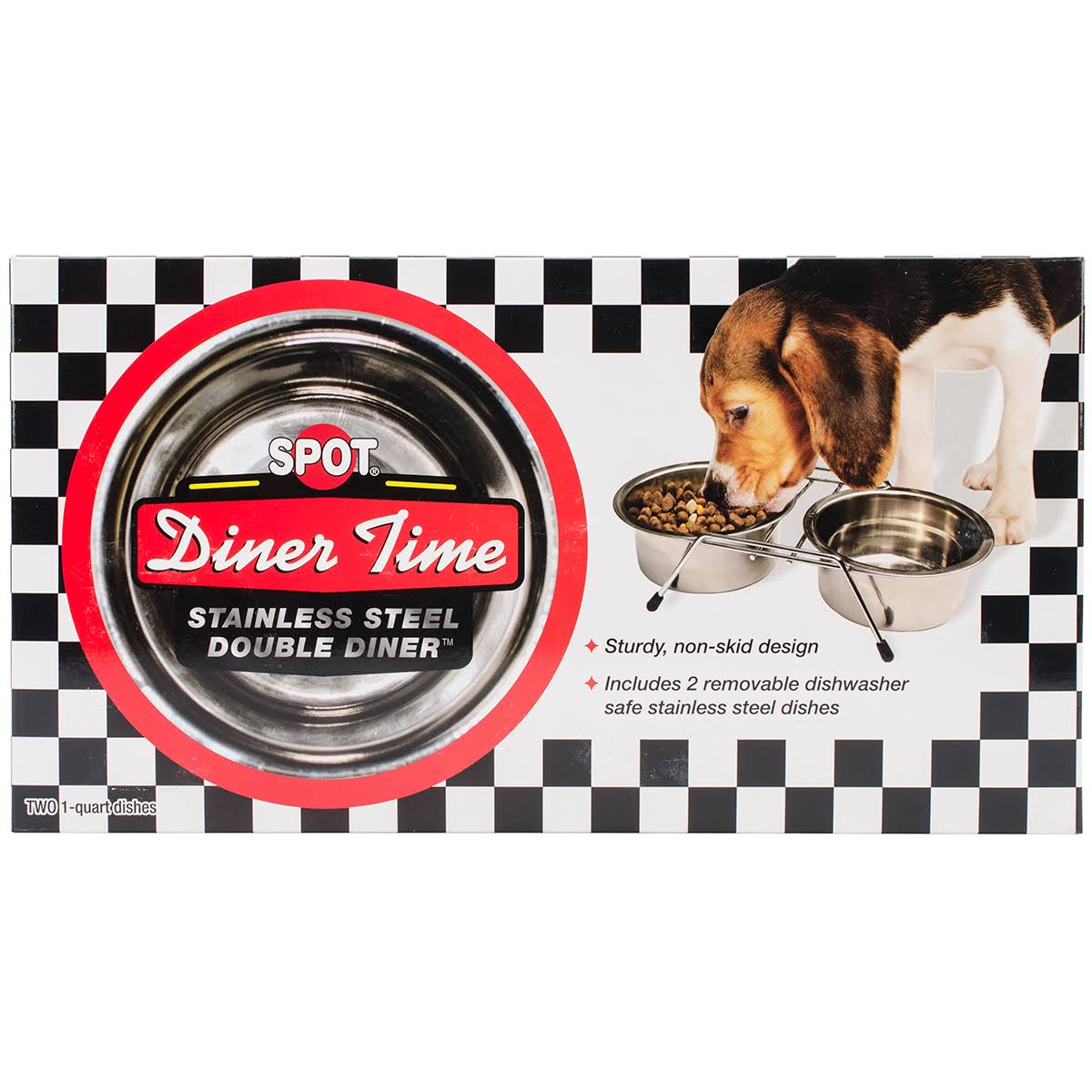 Ethical Double Dog Diner - 1qt, Stainless Steel
