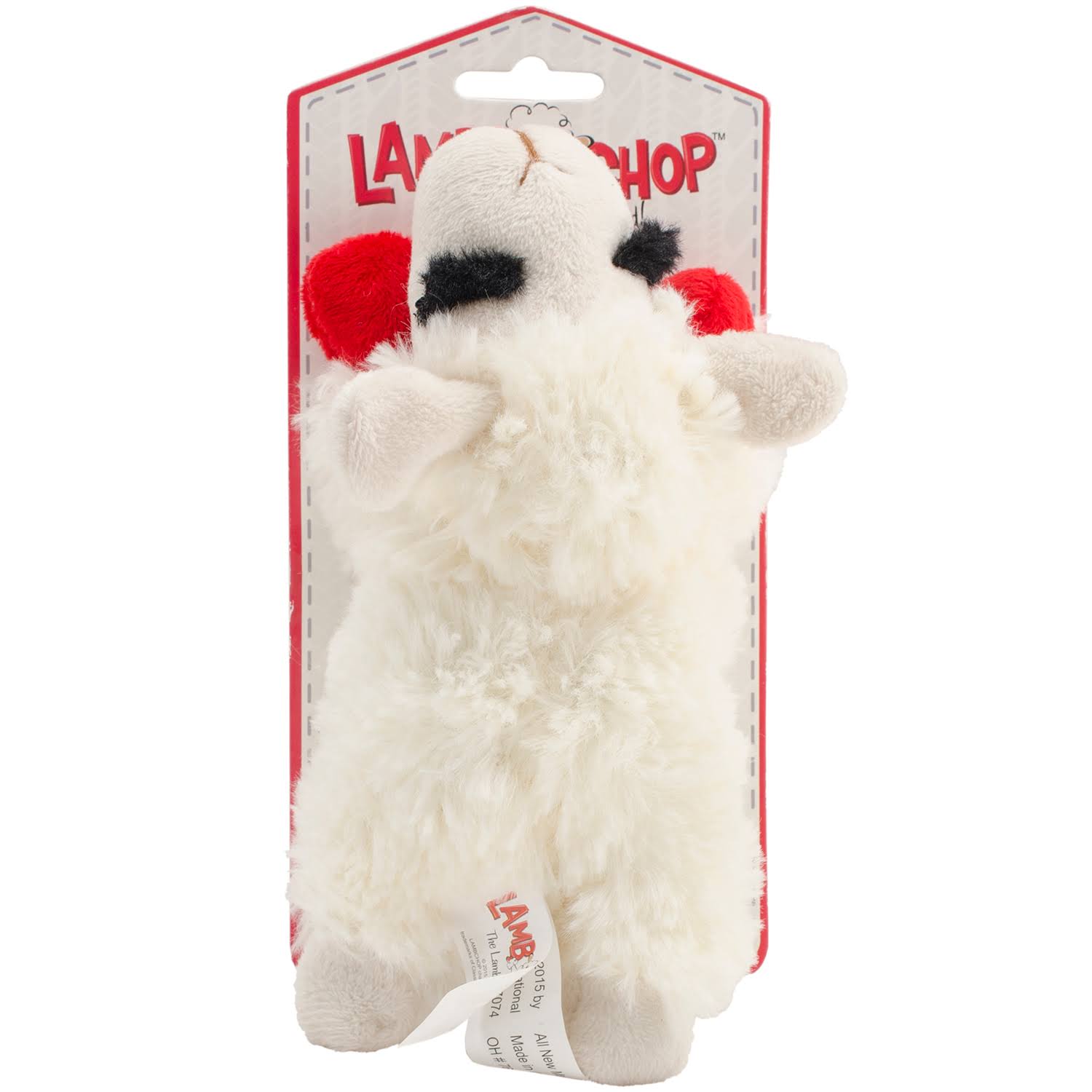 Multi-Pet International Lambchop Plush Squeak Toy