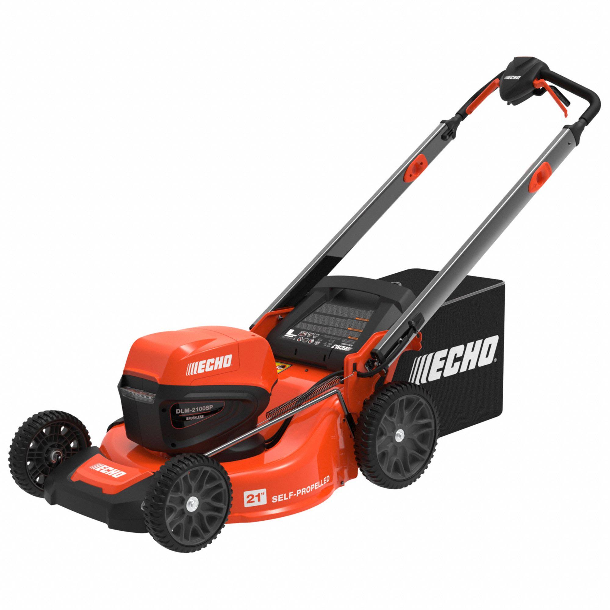 ECHO 56V eFORCE Cordless 21-inch Steel Deck Self-PROpelled 3-in-1 Lawn Mower with 5Ah Battery and Charger