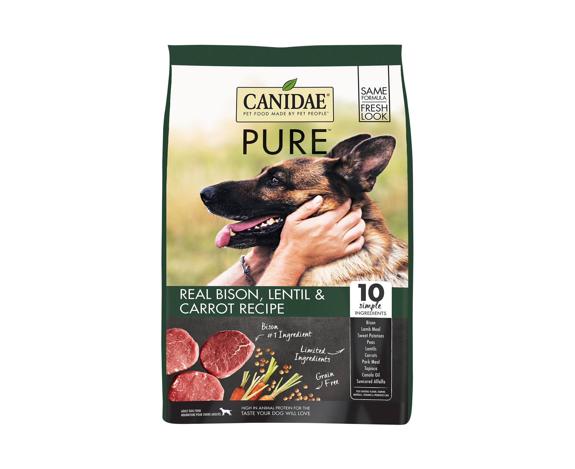 Canidae Grain Free Pure Land with Bison Adult Dry Dog Food 9.53kg