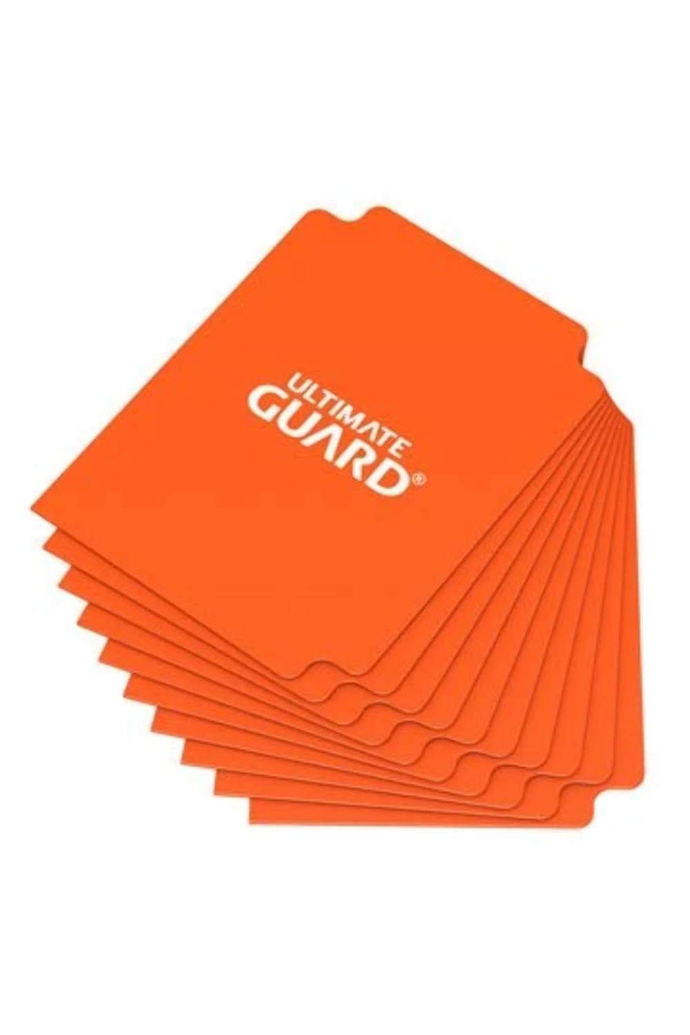 Ultimate Guard Card Dividers - Orange, 10 Units