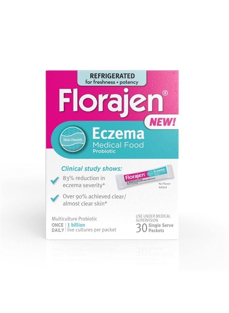 Florajen Eczema Probiotic, Refrigerated Probiotics For Women, Men And Kids, Multi Culture Probiotic Supplement Supports Immune Balance And The