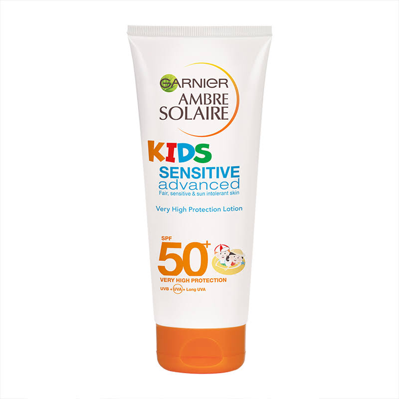 Ambre Solaire Kids Sensitive Water Resistant Sun Cream Protection Lotion SPF50+ - 200ml