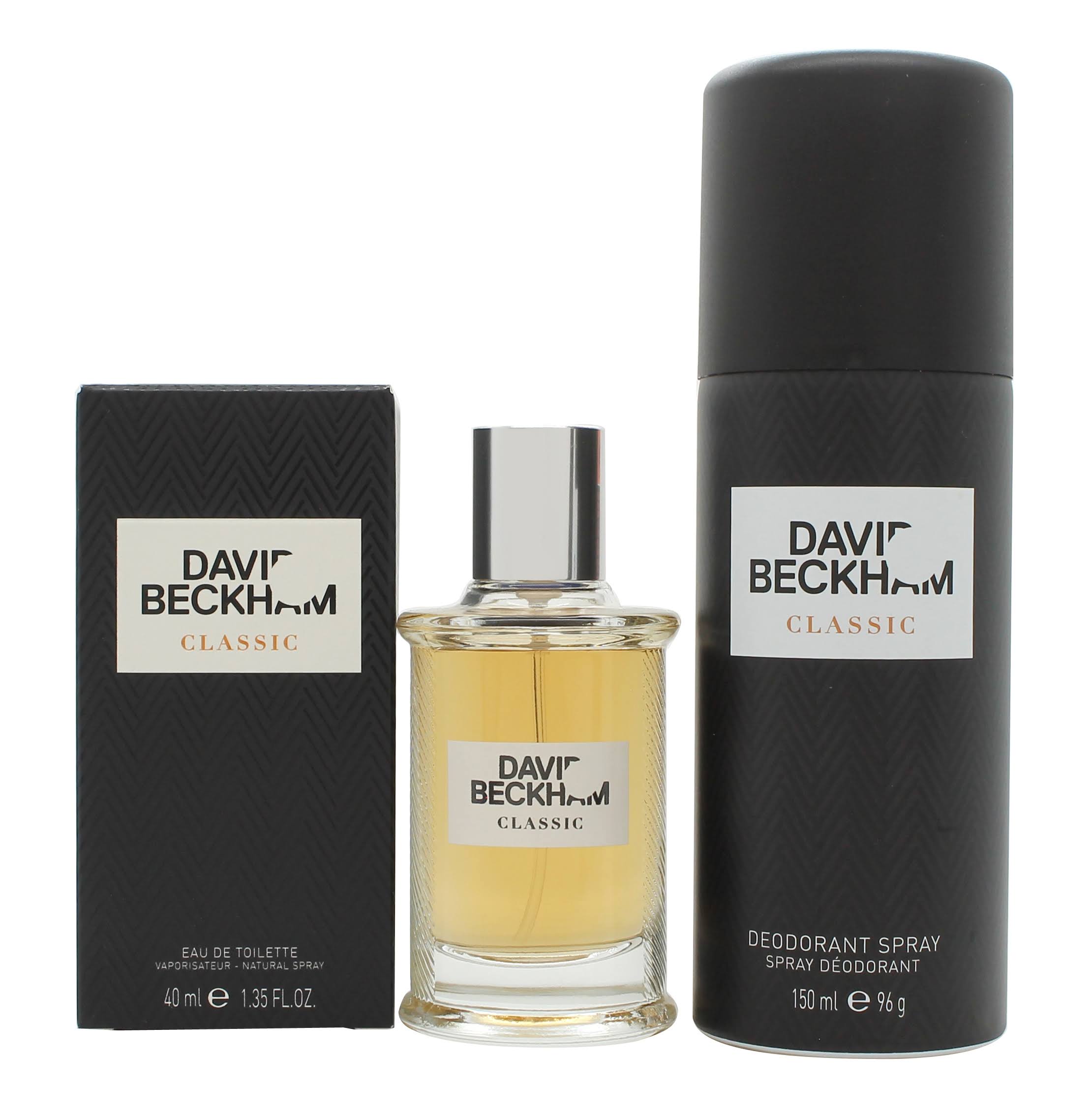 David Beckham Classic Gift Set 40ml EDT + 150ml Deodorant Spray