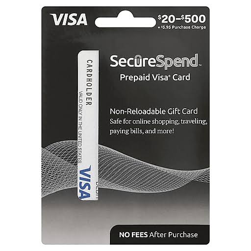 Visa Prepaid Card, One Vanilla,