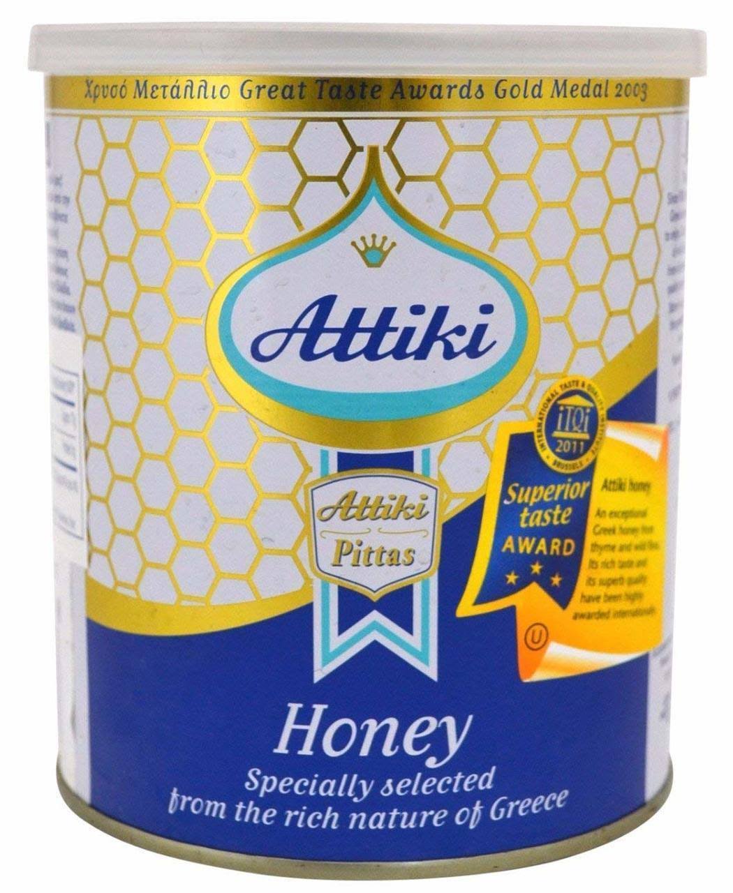 Attiki Greek Greece Classic Honey Tin - 1000g