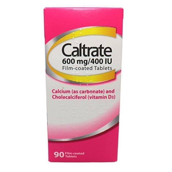 Caltrate 600Mg/400Iu 90 Tablets