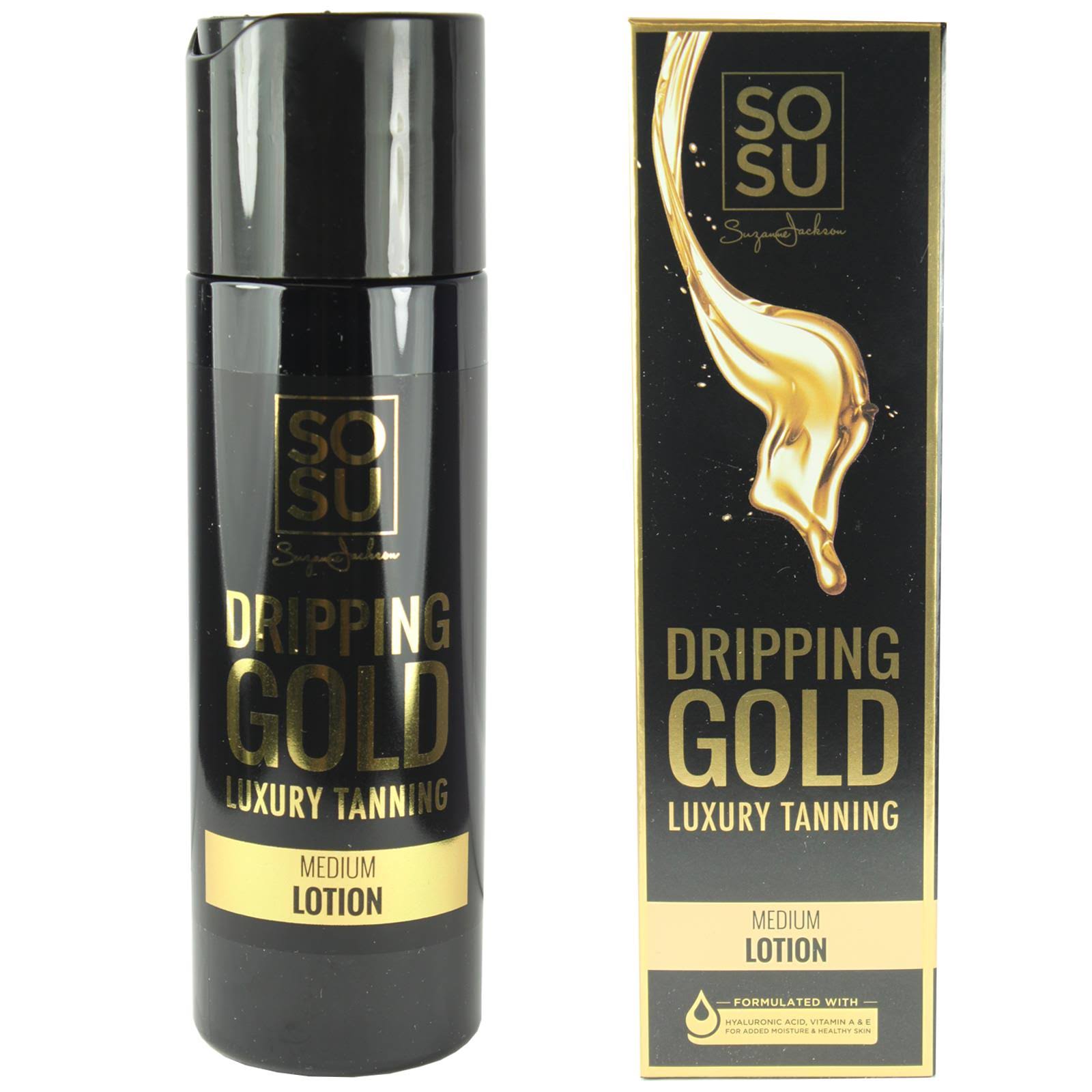 SOSU Dripping Gold Luxury Tanning Lotion Medium
