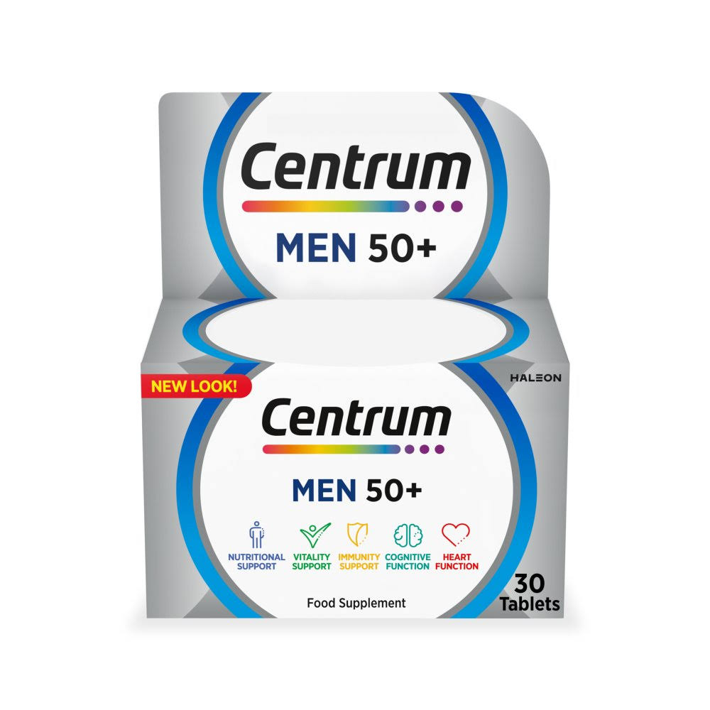 Centrum Men 50+ Multivitamins 30 Pack