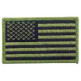 Eagle Emblems Pm0120 Patch-flag USA, Rect.od (subdued) (2"x3-1/4")