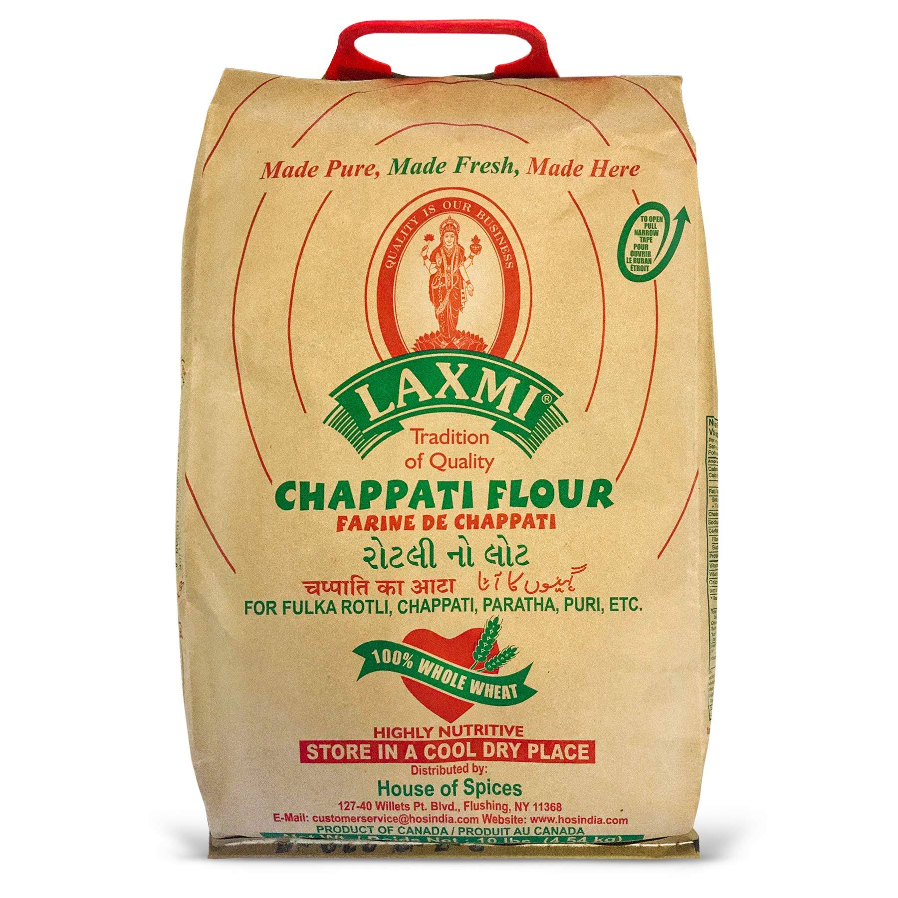 Laxmi Chappati Flour Organic 10 lbs