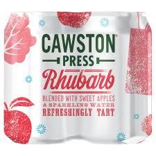 Cawston Press Sparkling Rhubarb & Apple Juice - 44o'