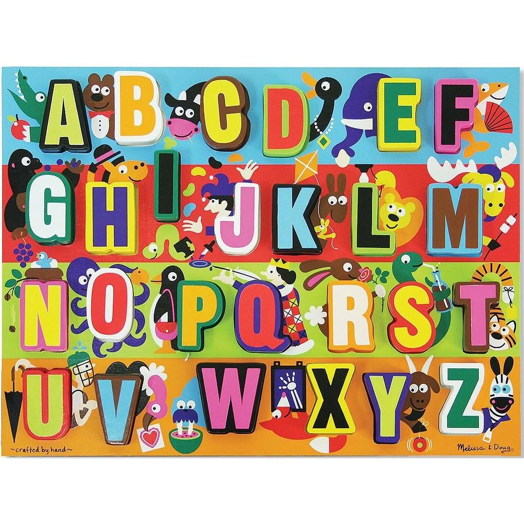 Melissa and Doug Jumbo Alphabet Chunky Puzzle