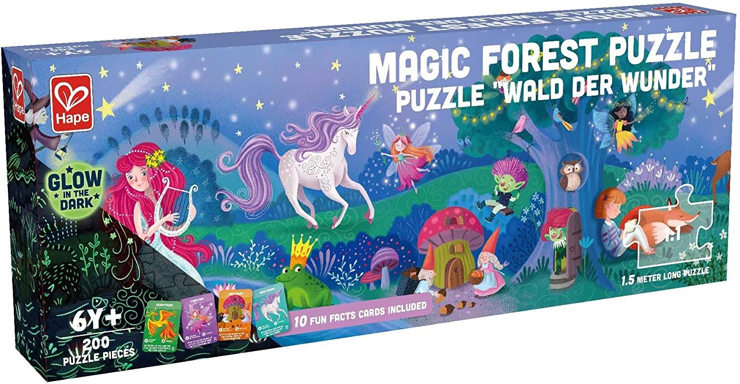 Hape Glow in the Dark Magic Forest Puzzle